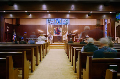 Robert Knight Shabbat Service, Temple Emmanu-El and Beth-El, Utica, NY, from the series In God's House, 2014